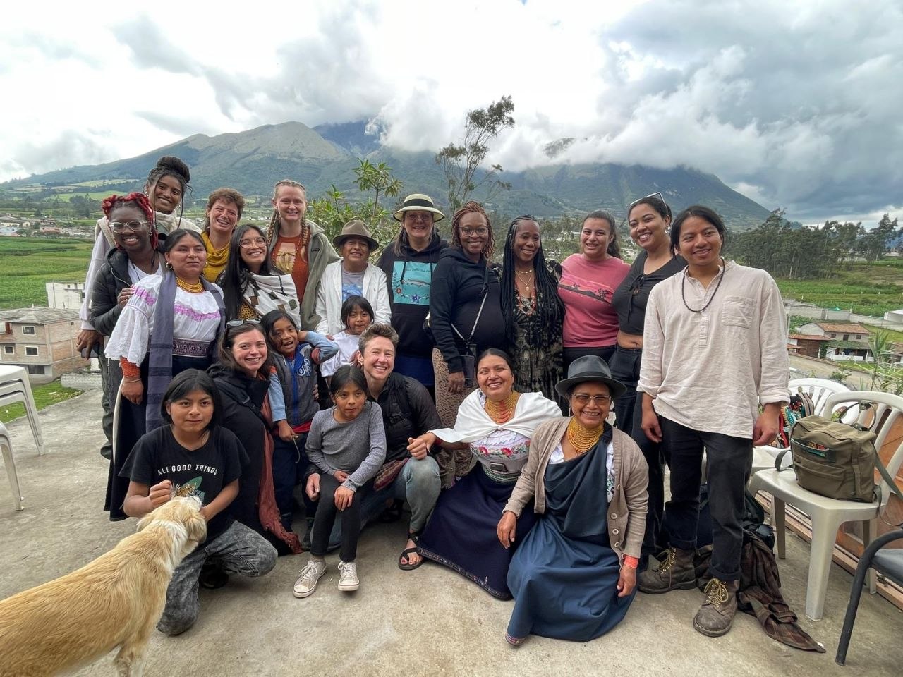 Kelli with her cohort and teachers in the highlands of Ecuador — Wombs of the World